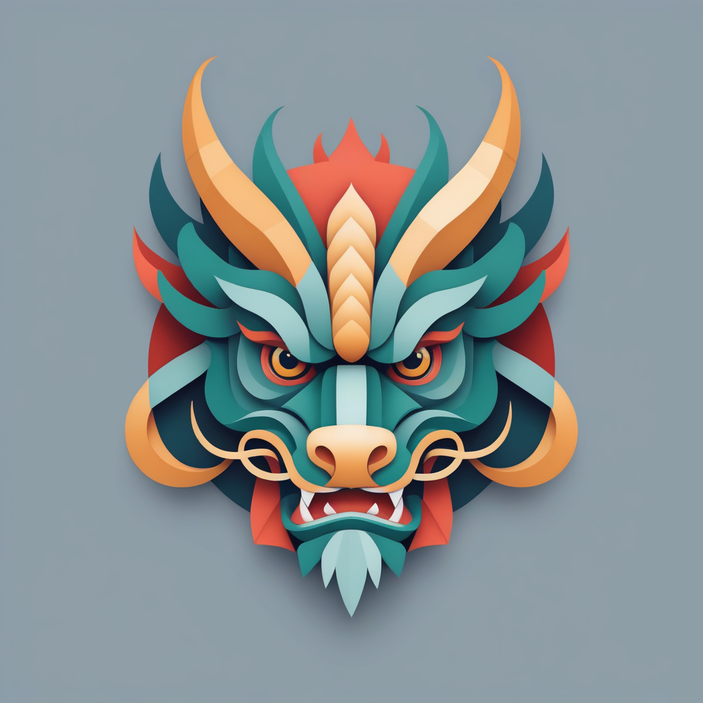 00103-4248045381-logo design,flat vector,front view,chinese dragon head,Cubism,Picasso style,minimal line style,.png